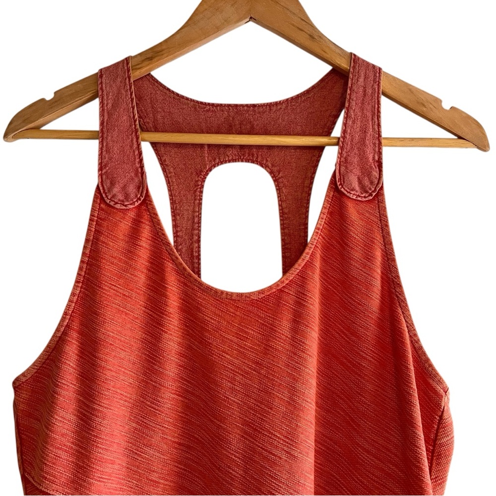 Free People fitted stretchy sleeveless dress open back Sz L excellent condition - Picture 4 of 13